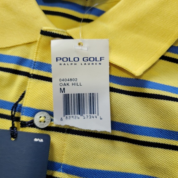 Polo Ralph Lauren Polo Shirt‎ Mens Medium Oak Hill Multicolor Vintage NWT New - Picture 5 of 5